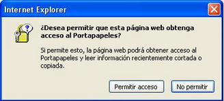 habilitar portapapeles